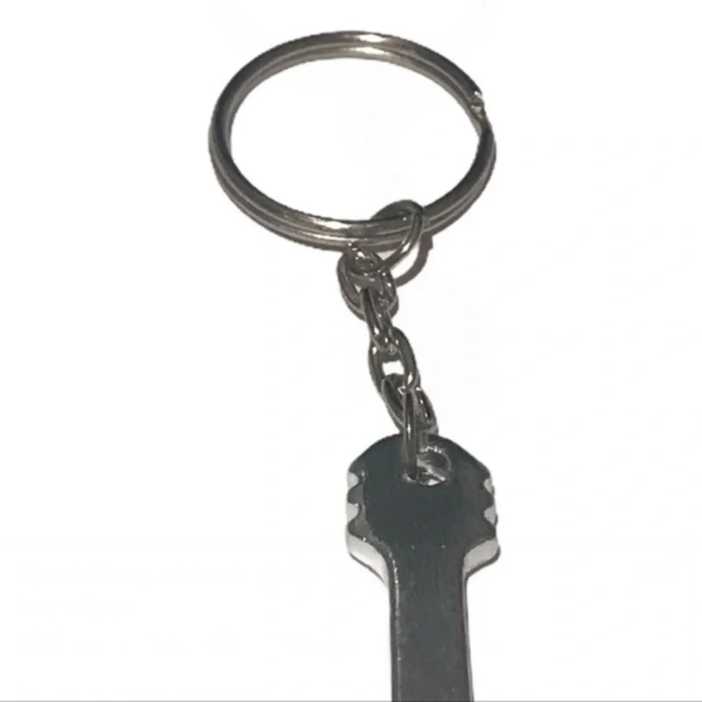 handmade handstamped keychain